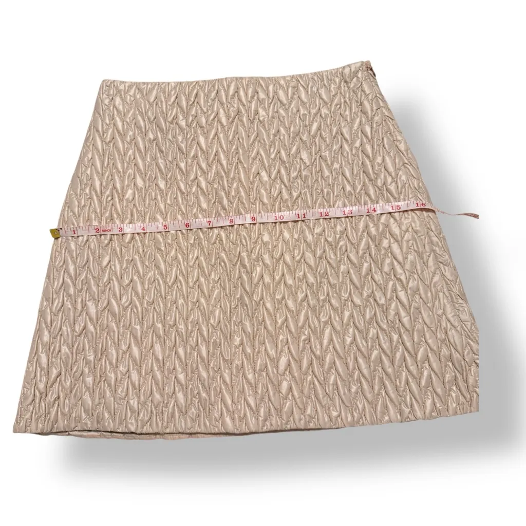 MIU MIU Matelassé Quilted Mini Skirt - Image 7