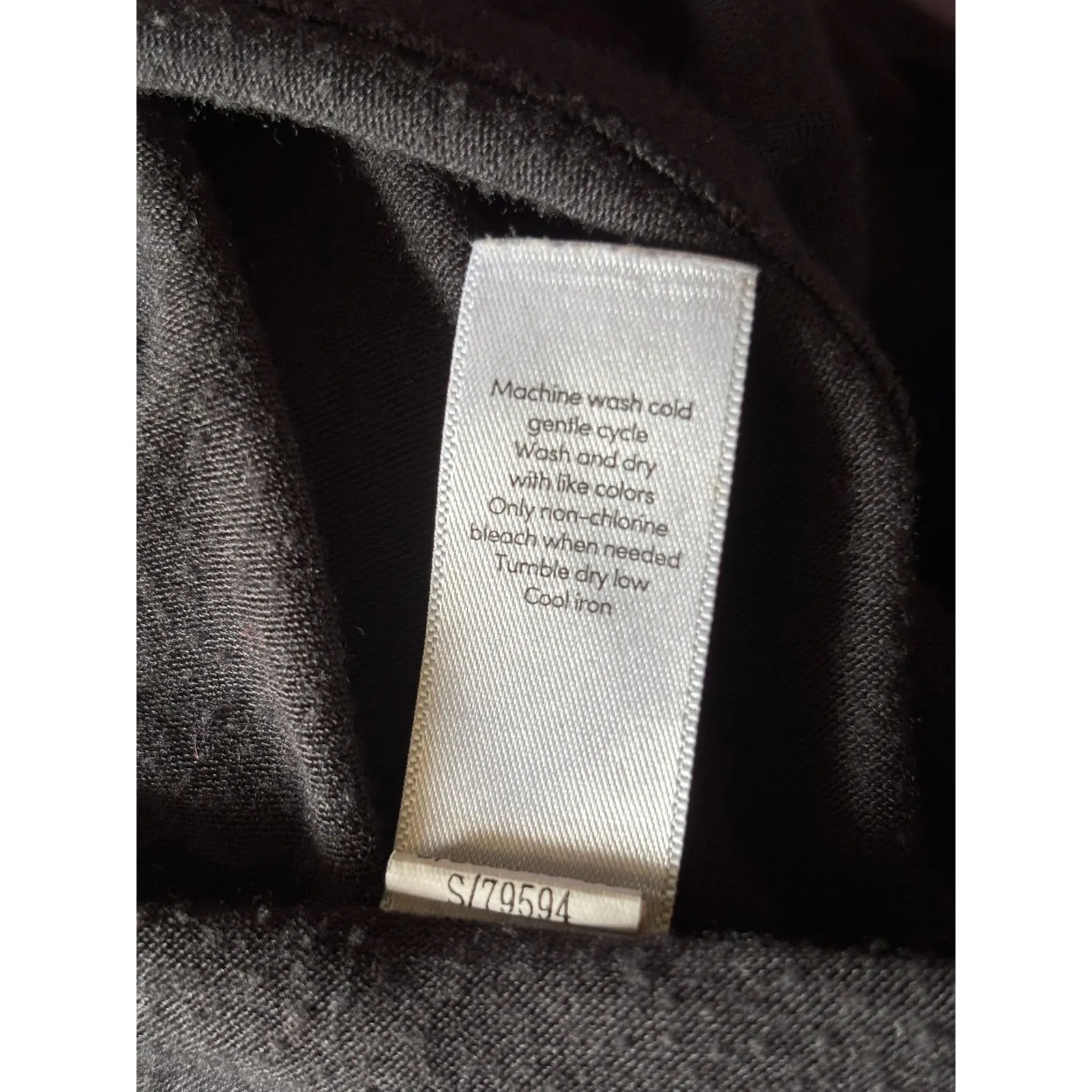 Athleta  Threadlight Asym Relaxed Long Sleeve Top Black‎ Large Petite - Image 7