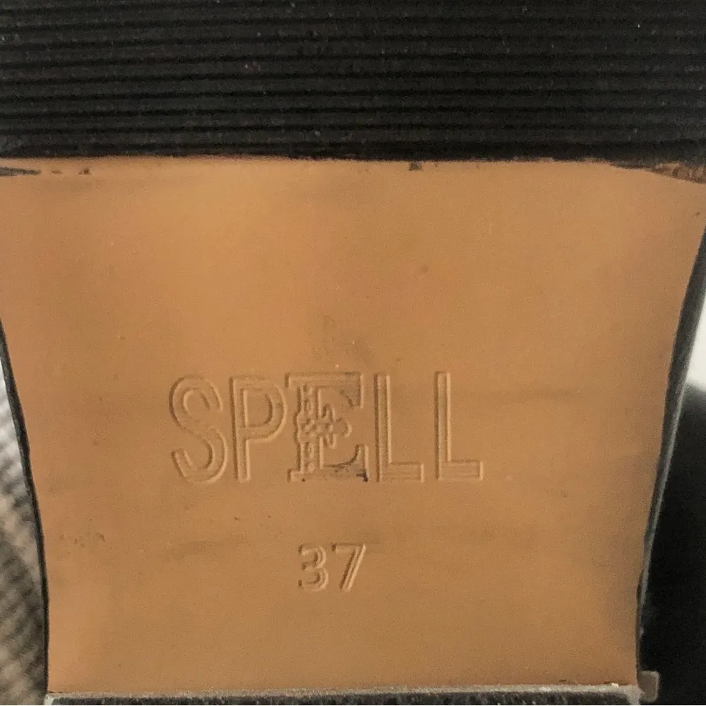 Spell and The Gypsy Cactus Rose Black Leather Detail Women Ankle Boots Size 7 - Image 15