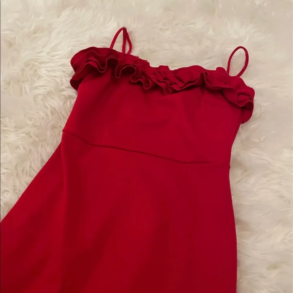 NWOT red forever 21 frilly dress - Image 2