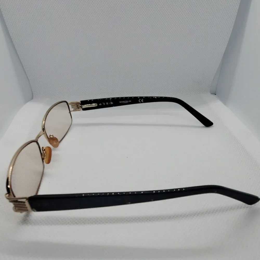Marcolin Prescription Glasses Frames Gold - Image 6