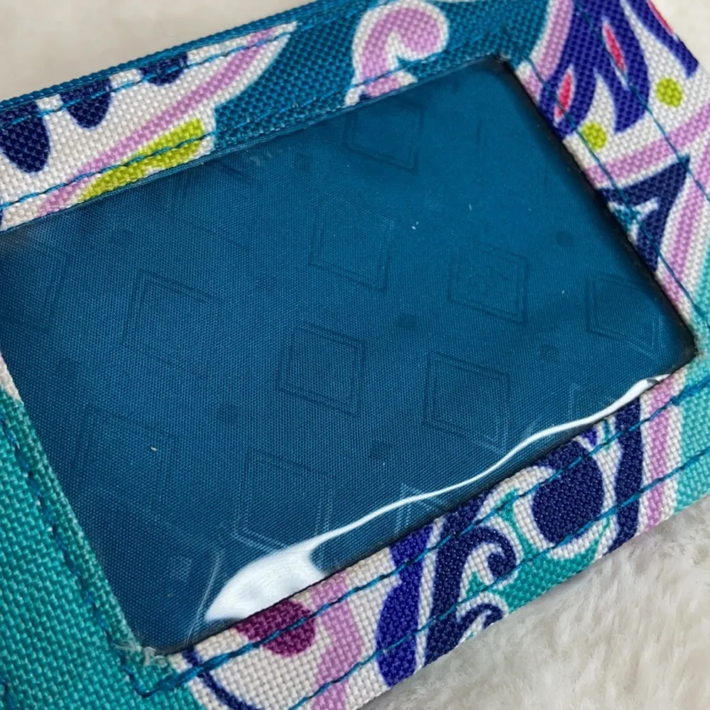 Floral Quilted Zip ID Wallet - Image 2