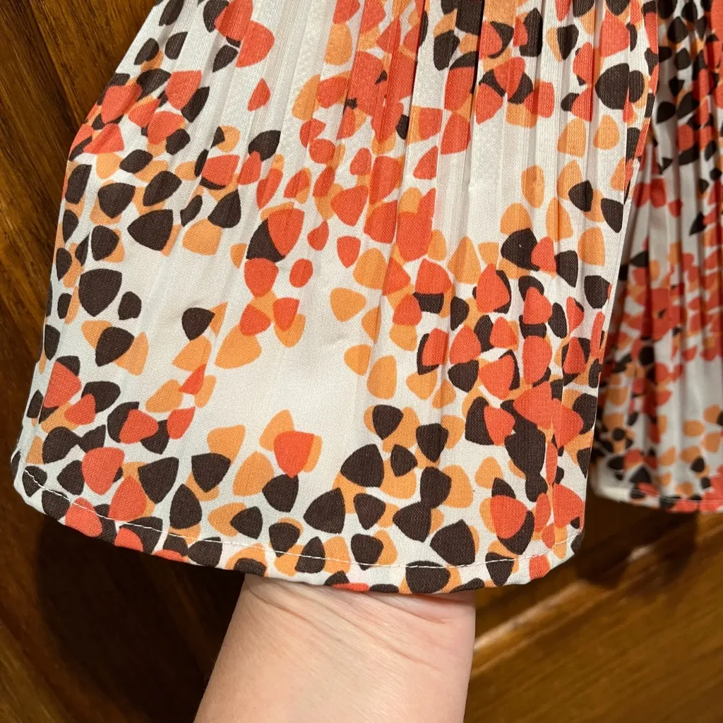 Vintage Fred David Pleated Button Up Blouse - Size Large - Image 6