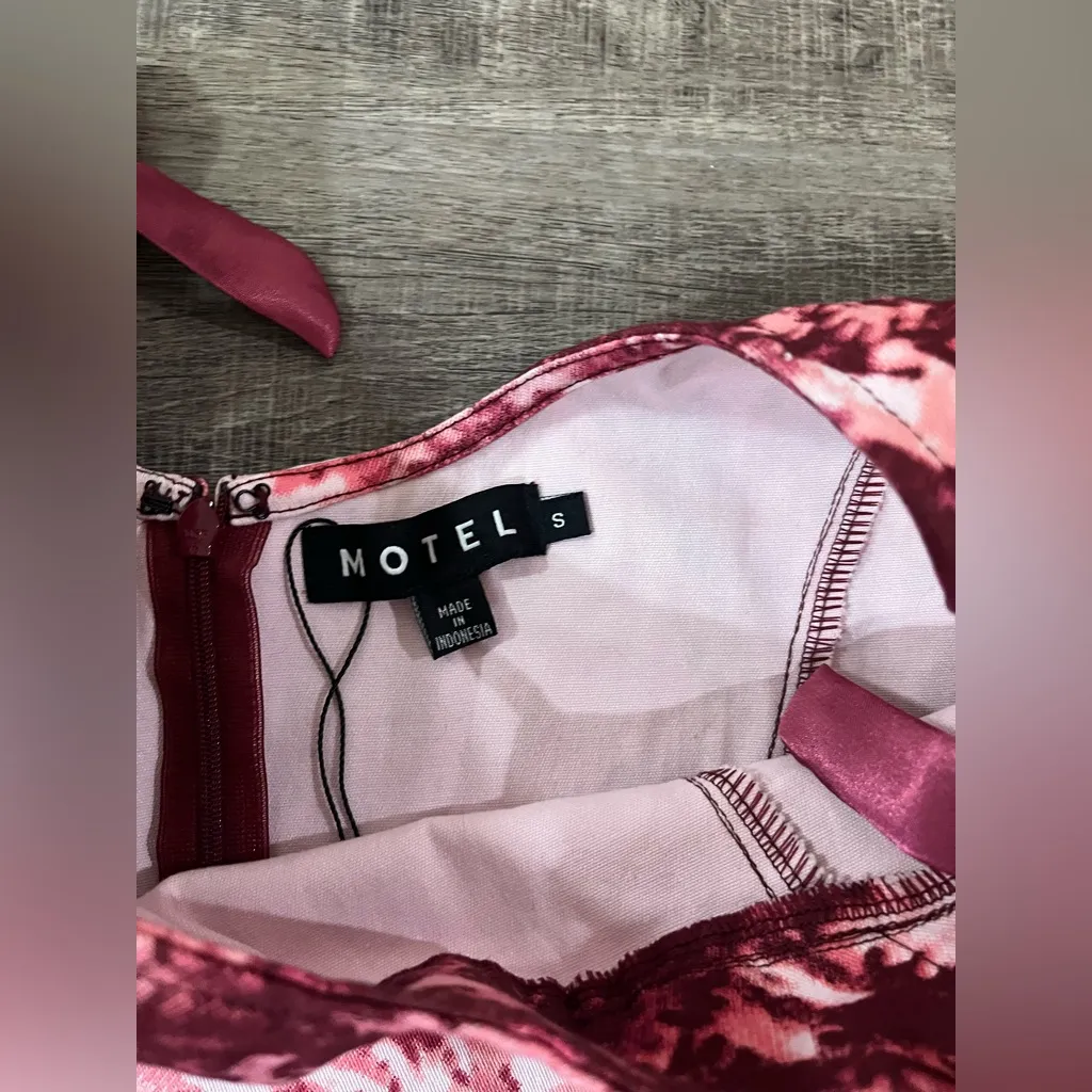 MOTEL ROCKS by Urban Outfitters Jajken Corset Dress in Pink Tapestry - Image 5