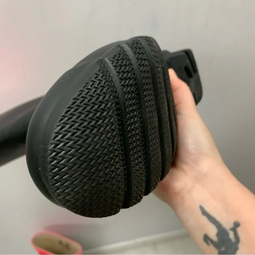 HUNTER rain boots black and pink size 8M/9F - Image 13