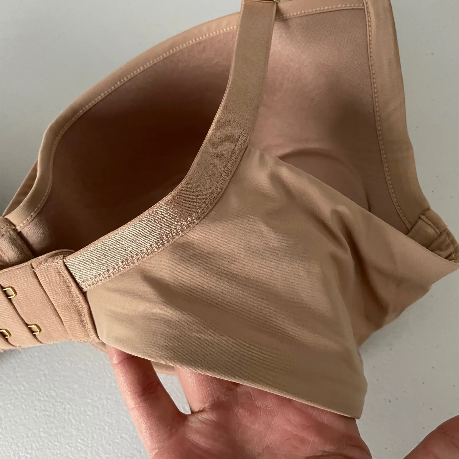 Thirdlove 24/7 Classic Contour Plunge Bra Nude Tan Color Size Women's 36E - Image 6