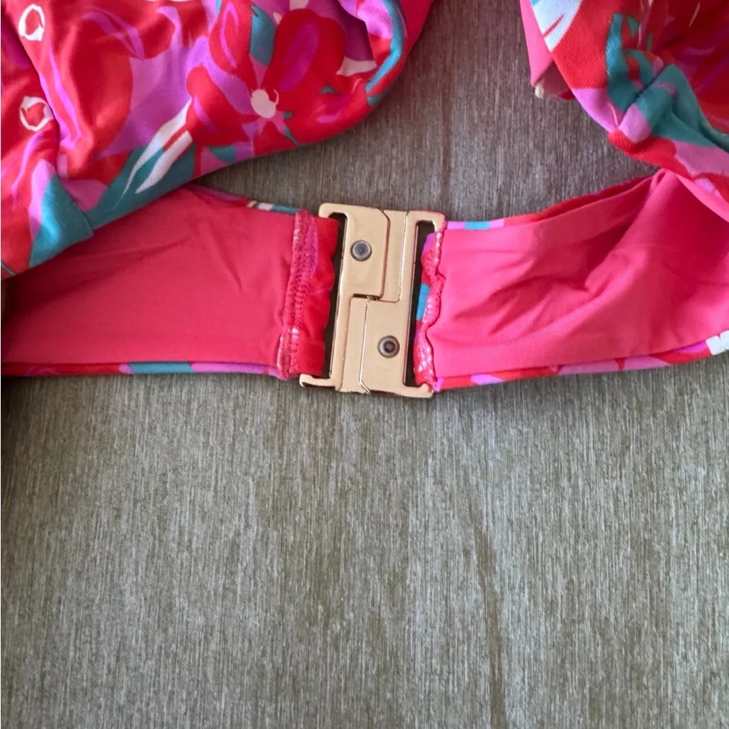 Vibrant Pink and Blue Bikini Set - Image 4