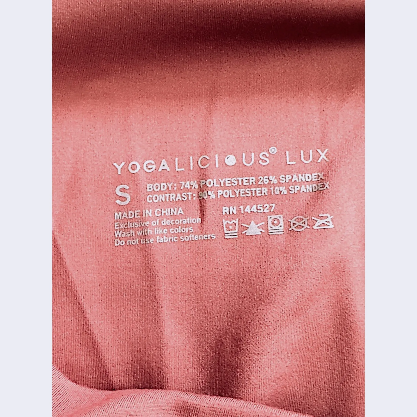 Yogalicious Lux Powerlux Amber Brown High Rise Ankle Leggings Size S - Image 8