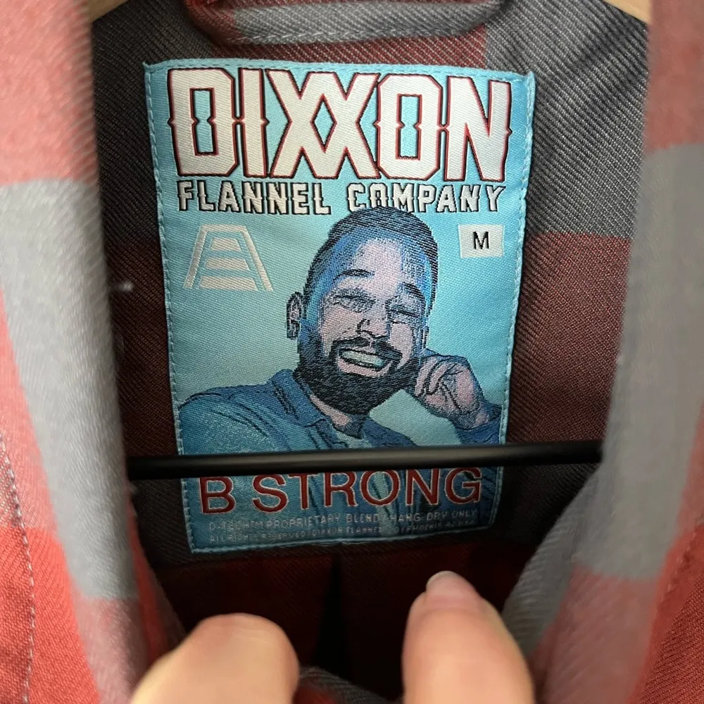 Dixxon B Strong Andar Women’s Plaid Button Up Shirt Flannel Size Medium Red - Image 7