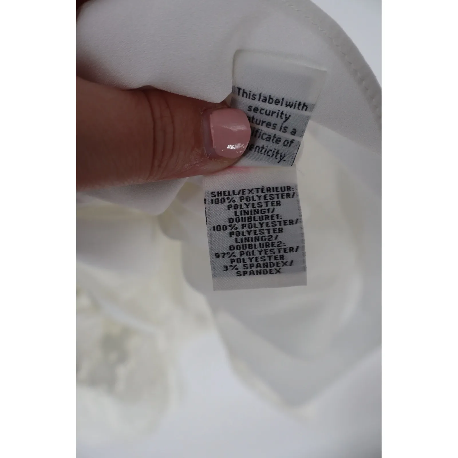 DIANE von FURSTENBERG Tiana Lace Midi Dress White Size 12 V Neck Ruffle Hem - Image 9