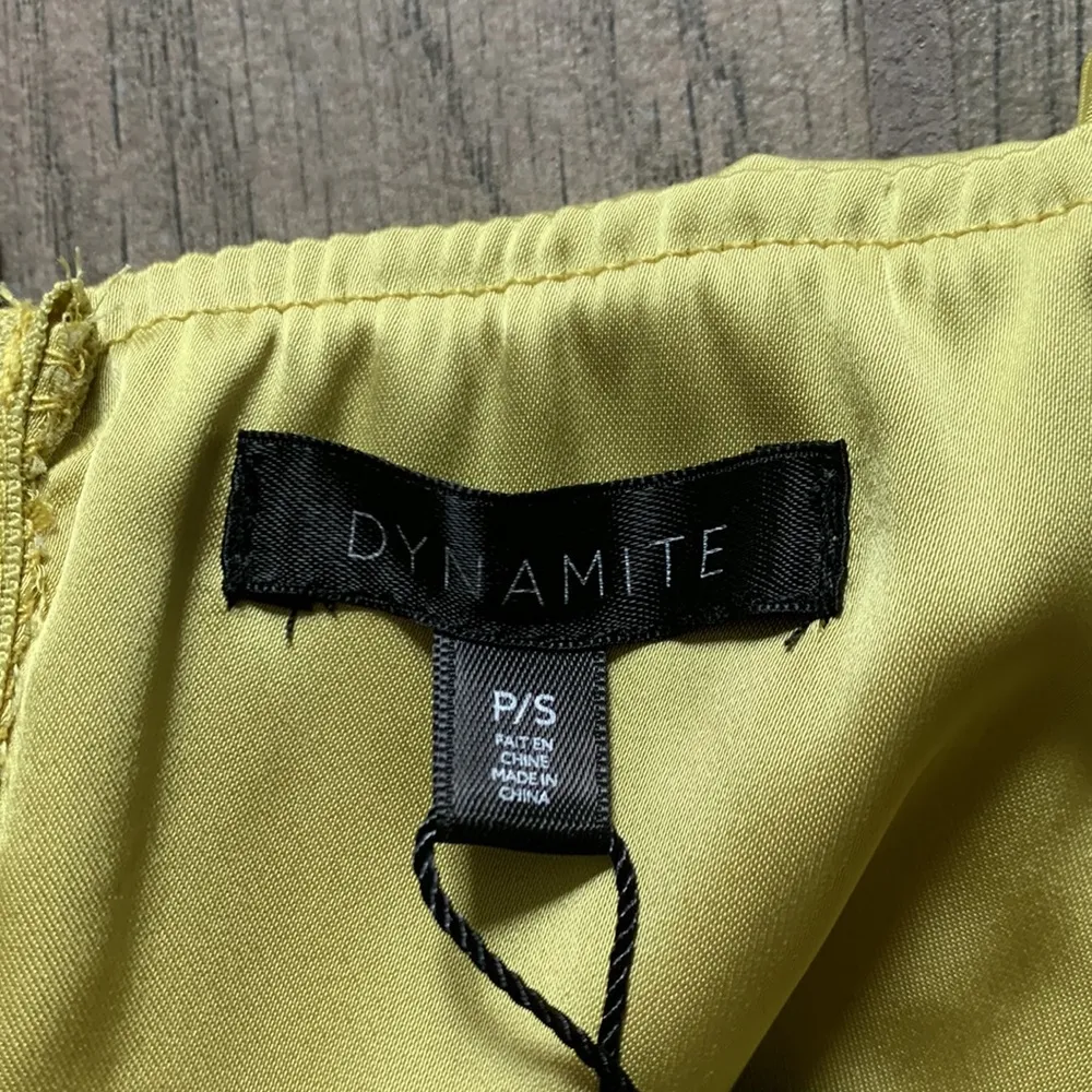 satin corset bustier in green banana - Image 7