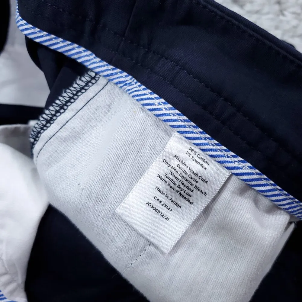 Talbots Relaxed Chino Shorts 6” Women's Size 16P Petite Supersoft Navy Blue - Image 6