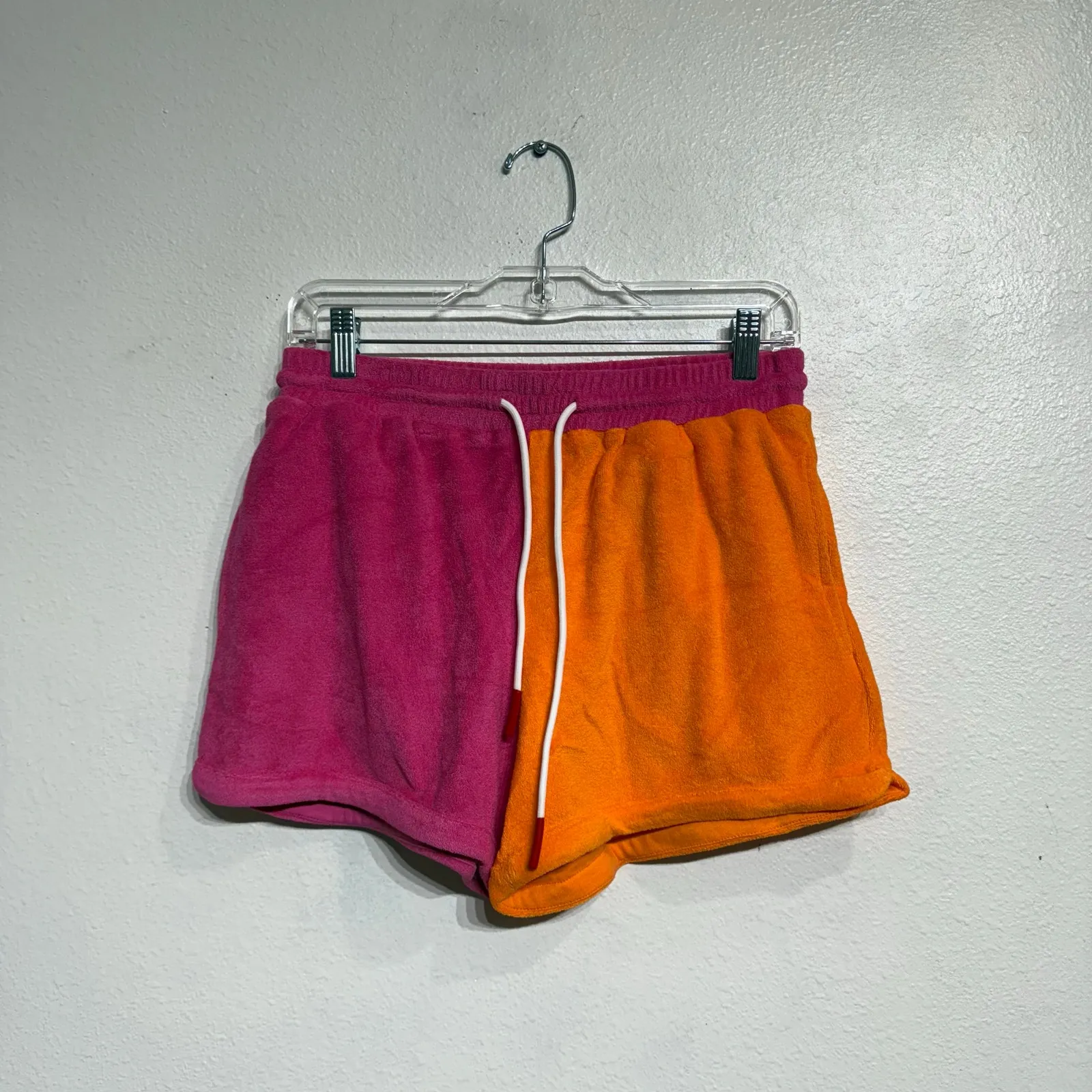 Solid & Striped Tangerine Strawberry The Charlie Terrycloth Shorts Sz S NWT - Image 2