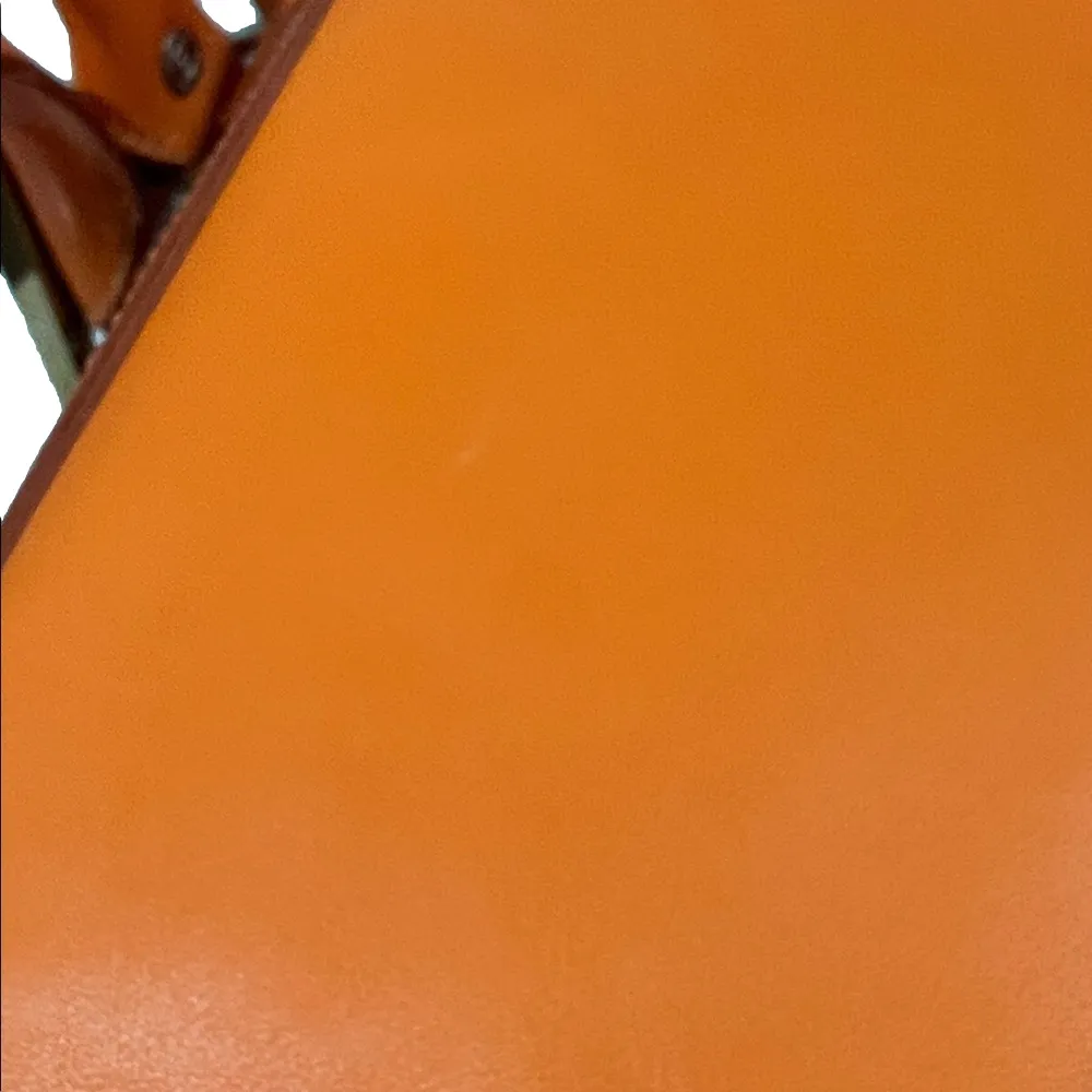 Celine Orange Tote Bag - Image 14