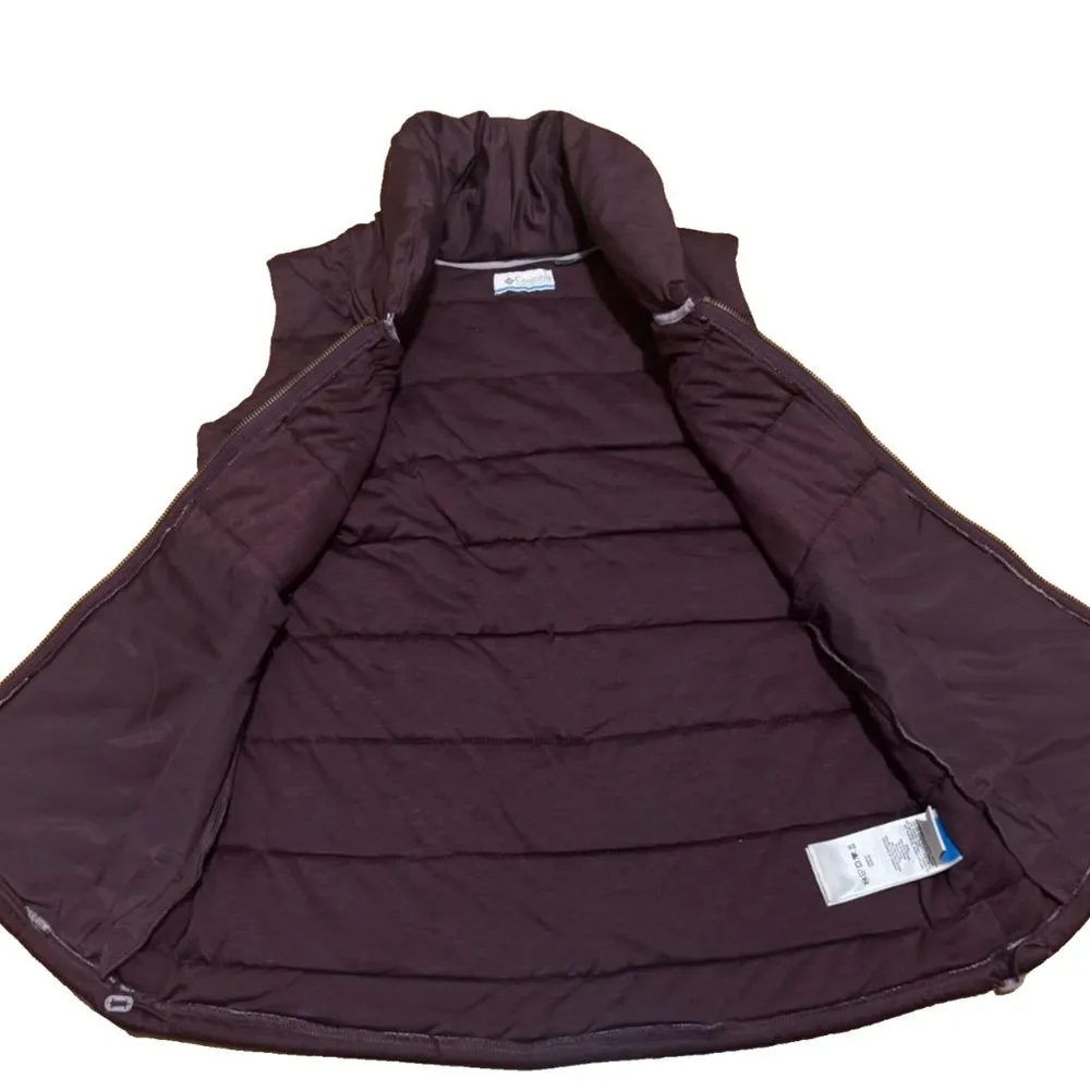 Omni-Heat Purple Puffer Vest SUPER SOFT Womens Size Small - Image 2