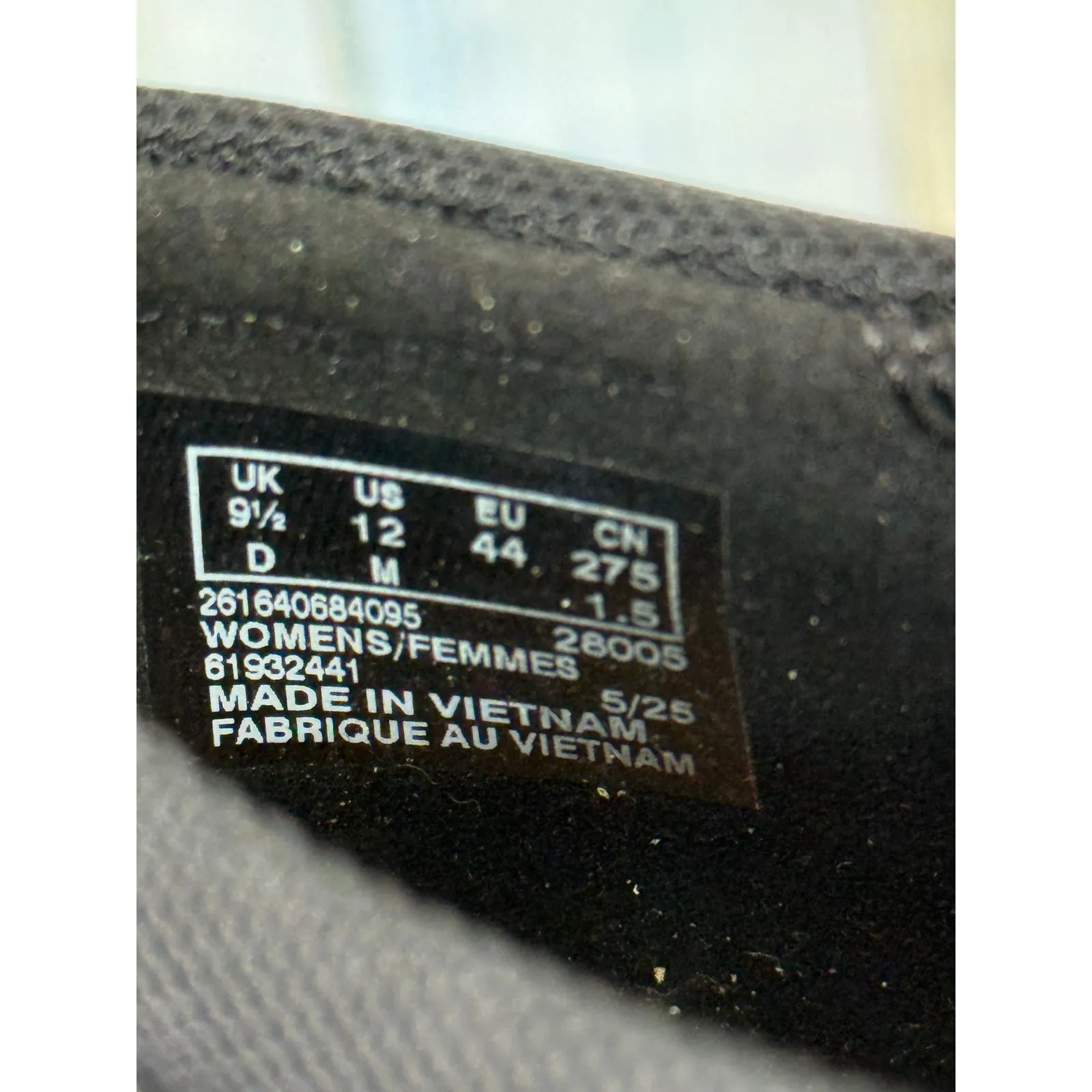 Clarks Angie Pearl Women's Slip On Shoe Size 12 Black Loafer Comfort Shoes - Image 7