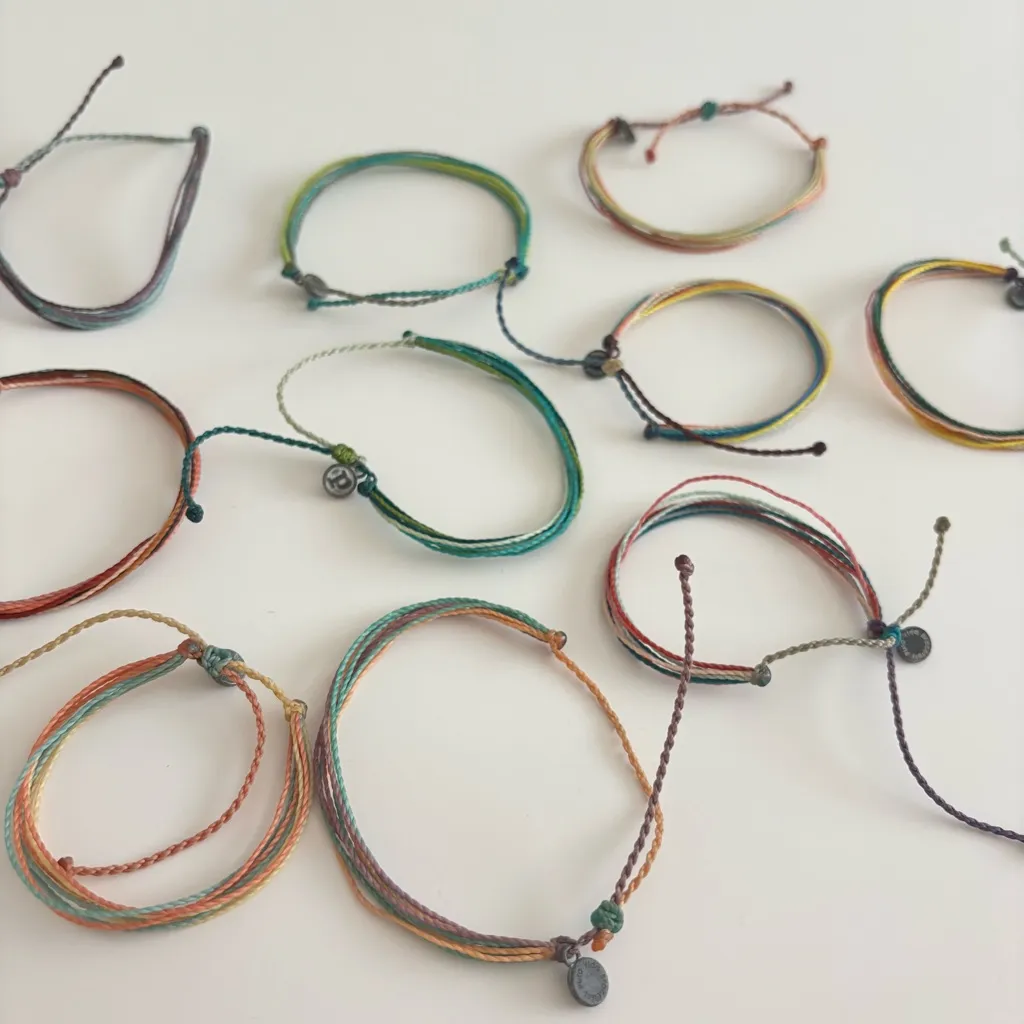 pura vida bracelet set Pink - Image 3