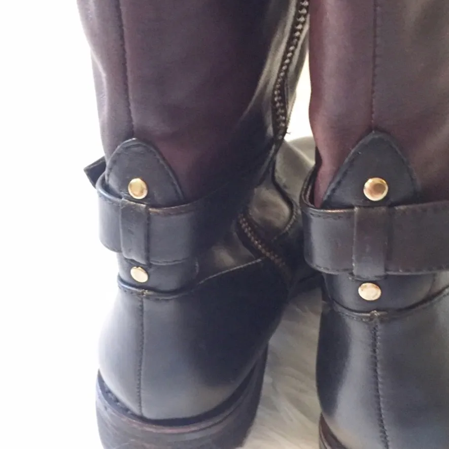 VINCE CAMUTO Brown & Black Riding Boot - Image 6