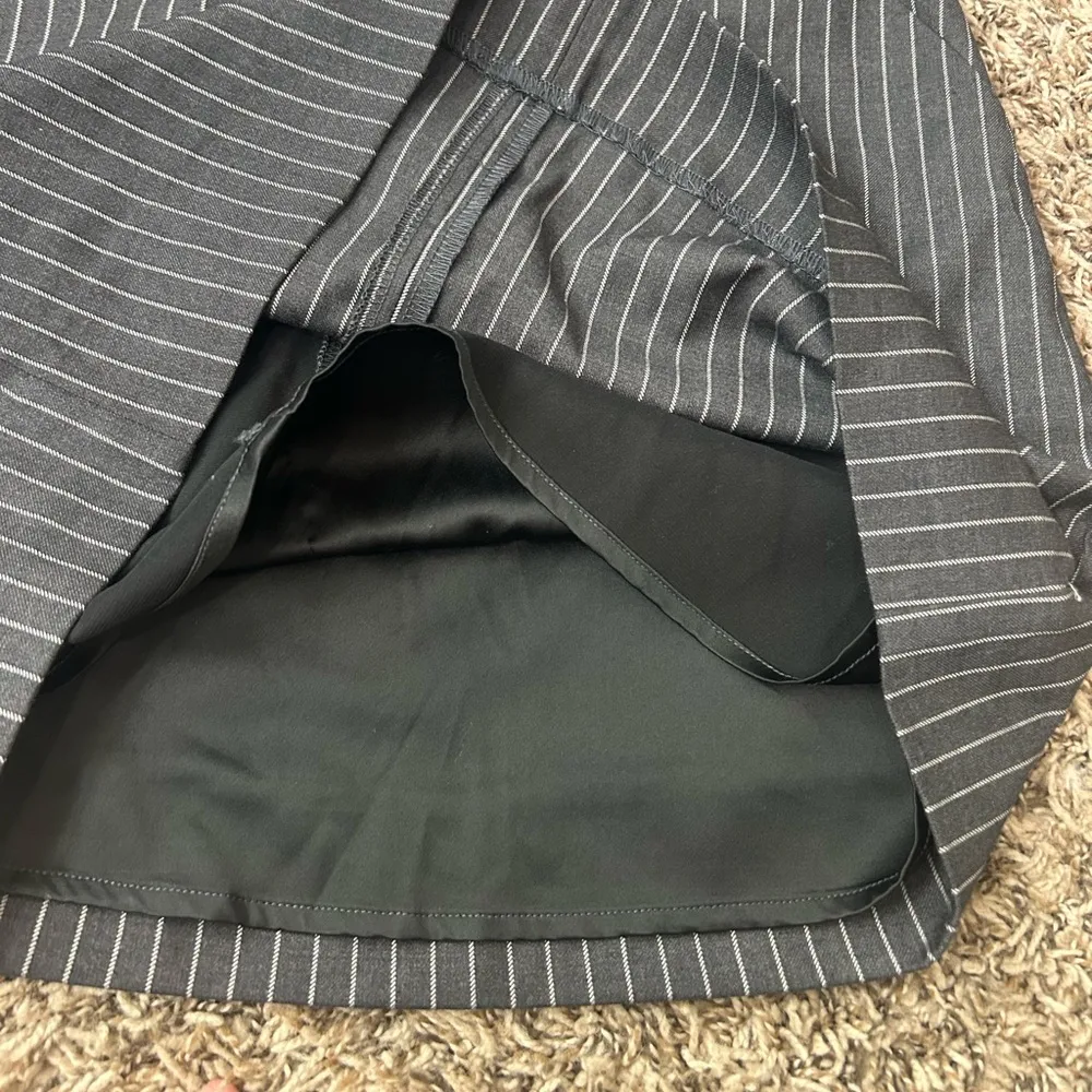 L’ACADEMIA The Mattia Mini Skirt in Grey & White Revolve Sz XS - Image 11