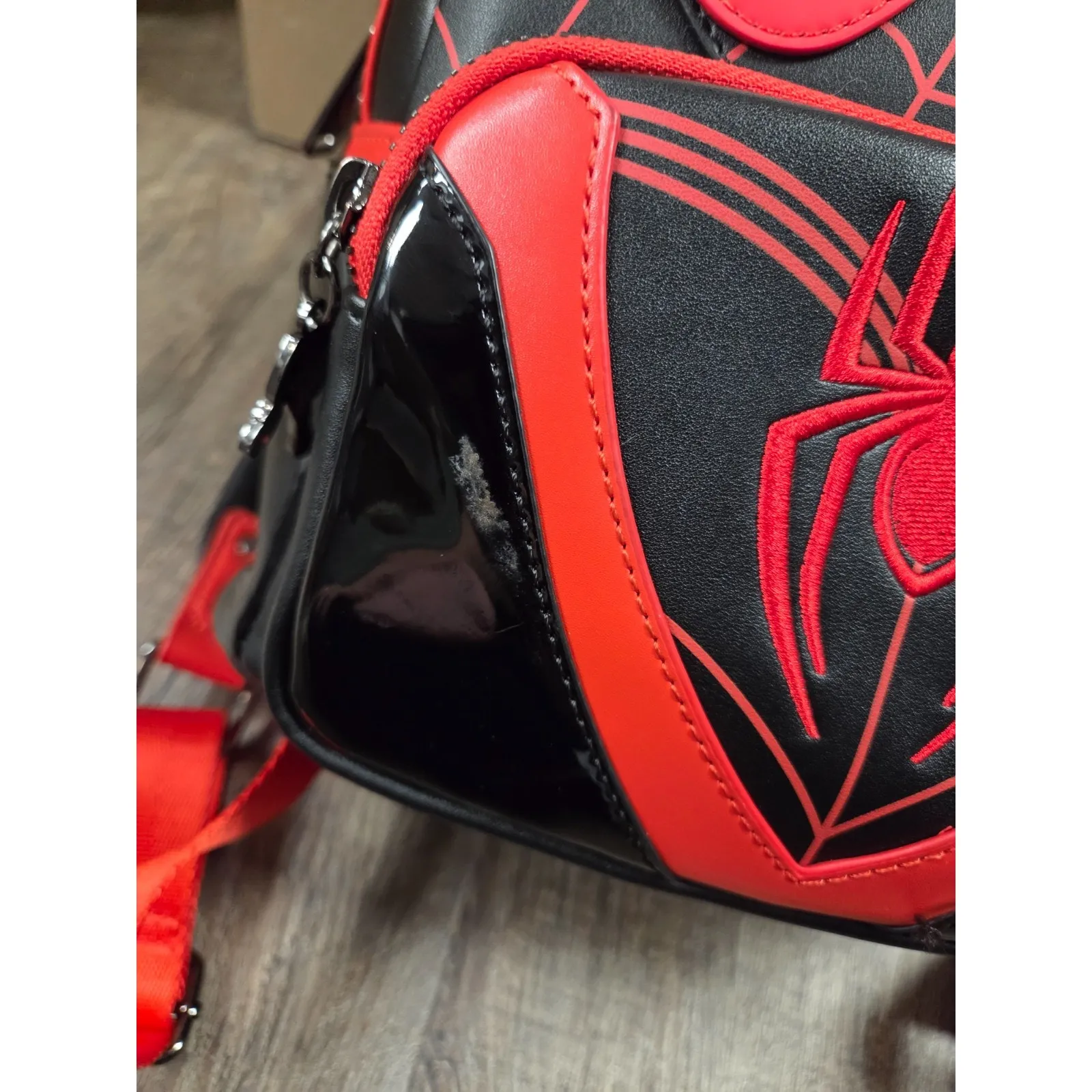 Marvel Comics Spider-Man Miles Morales Cosplay Mini Backpack Lounge Fly - Image 2