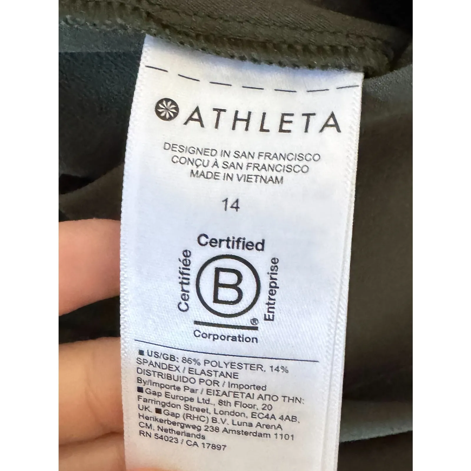 Athleta Endless High Rise Pant Green Size 14 - Image 8