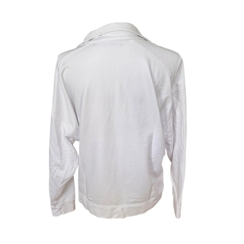 B Draddy Women's white Siobhan Sweatshirt logo* White Size M - Image 3