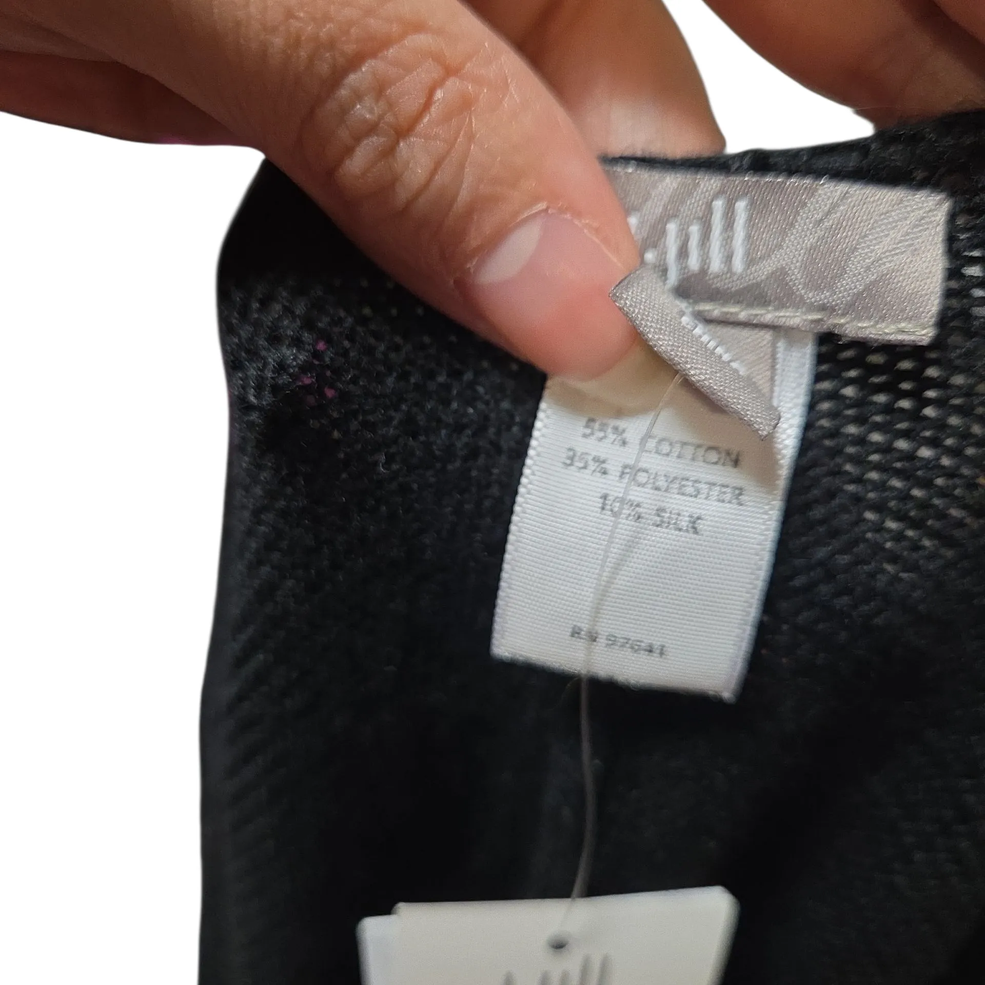 J. Jill NWT Elegant Black Women's Cardigan Size M - Image 6