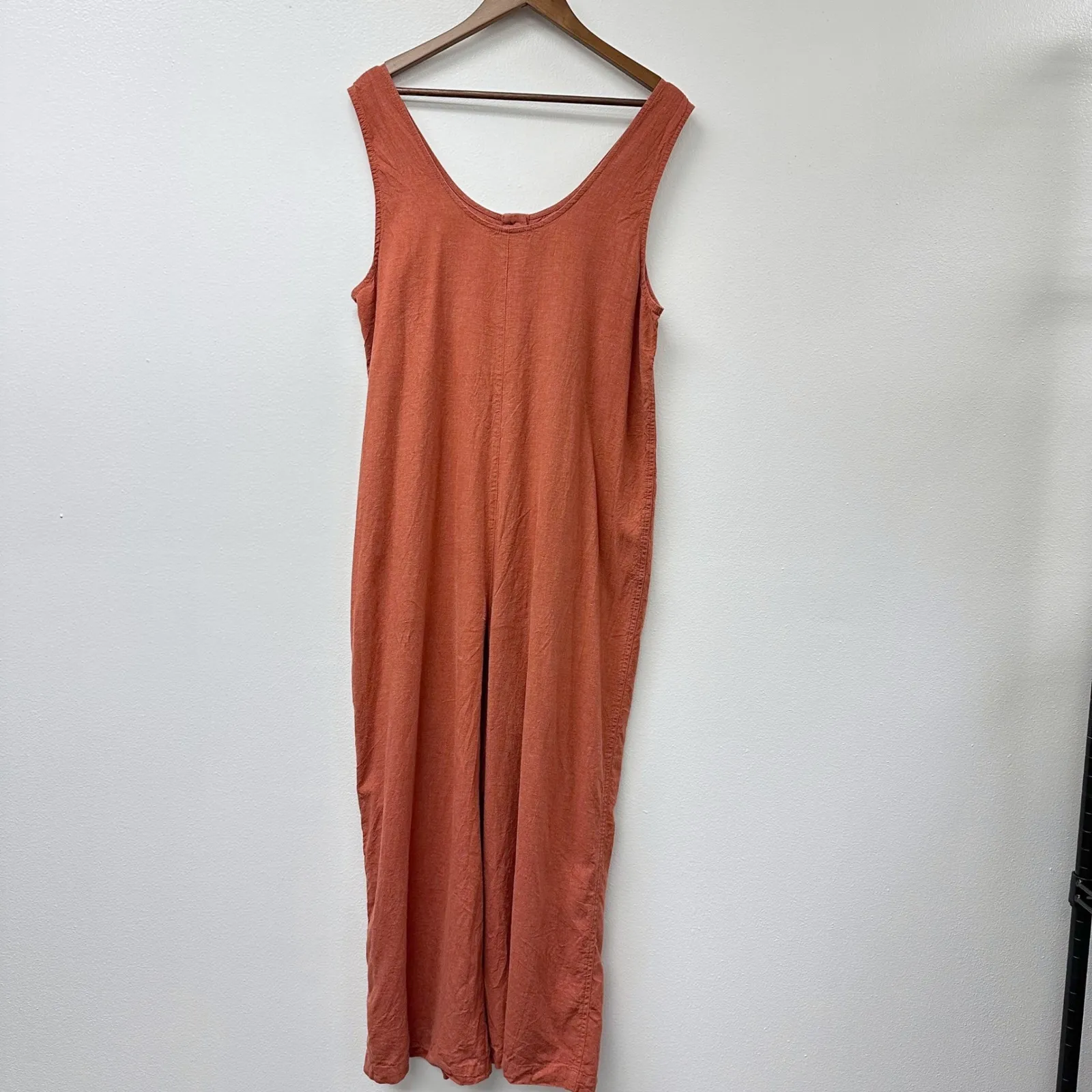 Marine Layer Sydney Beach Wide Leg Jumpsuit in‎ Baked Clay Size L - Image 6