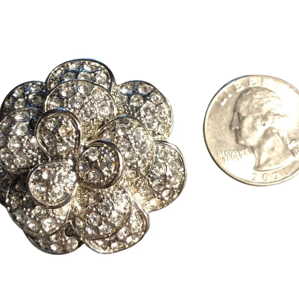 Big Statement Stretch band rings Bundle 2 Multi Color Spheres Silver Rhinestones - Image 10