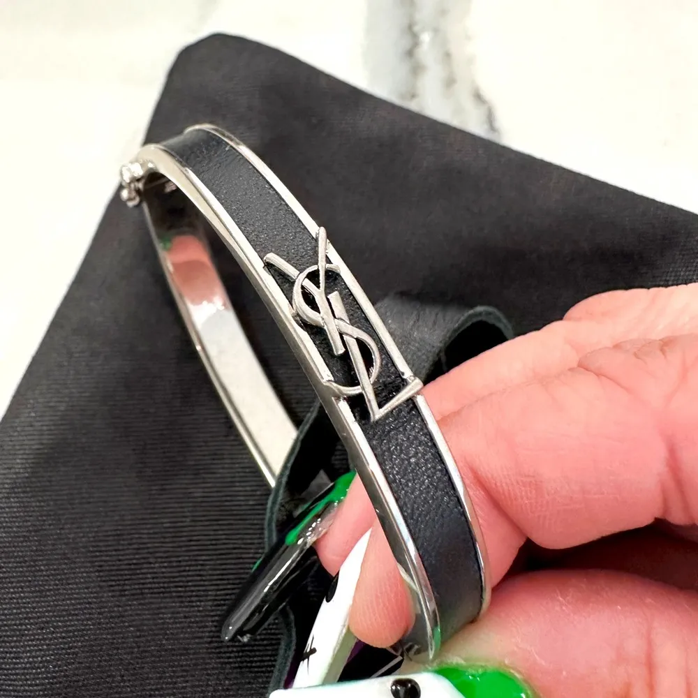 YSL Monogram Bangle Bracelet - Image 3