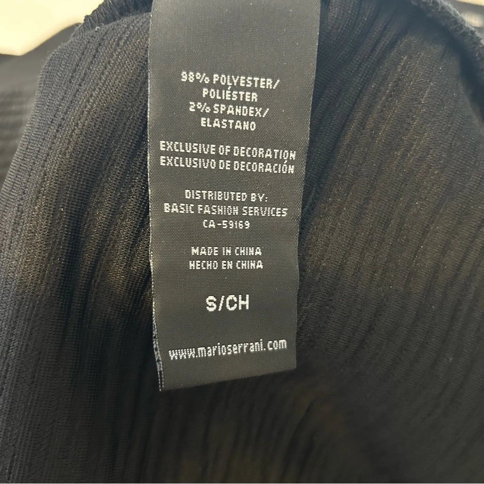 Mario Serrani‎ Sleeveless Black Sheath Dress Small - Image 7