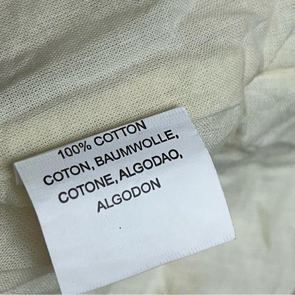 Anthropologie Blue Tassel Strapless Mini Dress Women's Size L Beach Boho Coastal - Image 9