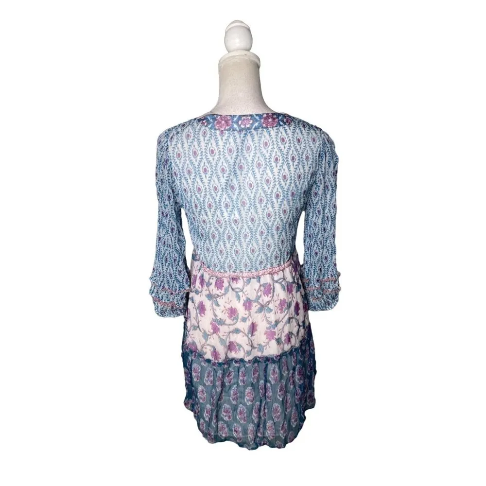 SAYLOR Kita Mini Dress Multi Womens Size Large - Image 8