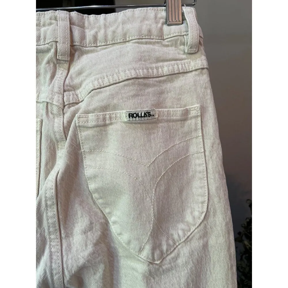 Rolla's Dusters Bootcut Crop Worn Salt Womens Size 26 - Image 9