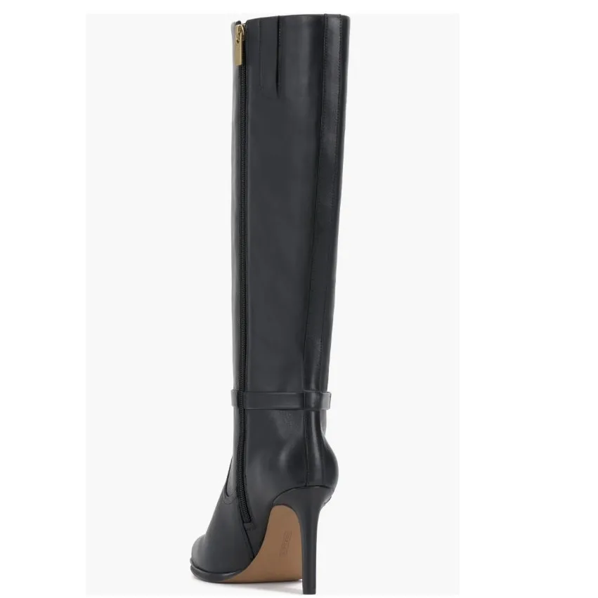 Vince Camuto Skylie 2 Knee High Boot Black Soft Nappa Leather Sz 9 Wide Calf NIB - Image 7