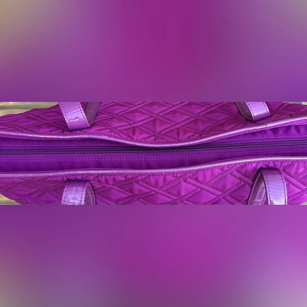 Vera Bradley XL Quilted Overnight Weekender Carryall Carryon Tote Handbag - Image 8