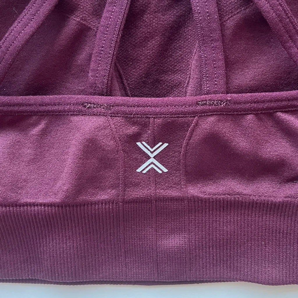 Like New Xersion Low Support Racerback Sports Bra in Purple Women's Small - Image 5