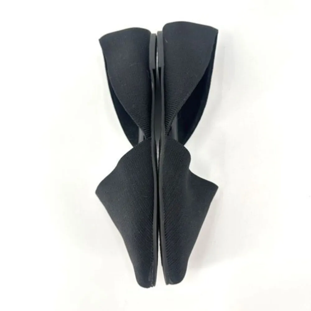 Mia Shoes Womens 7.5 M Lynne D'Orsay Ballet Flats Comfort‎ Black Fabric Slip On - Image 4