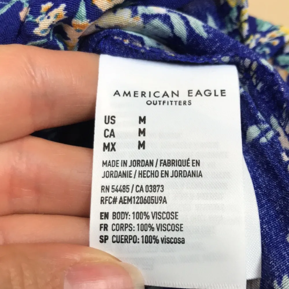 NWT American Eagle Women’s Boho Floral Print Ruffle Hem Pull-On Shorts - Image 8