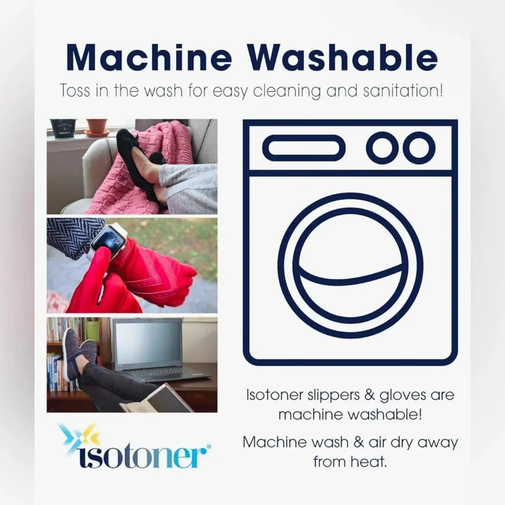 Isotoner women’s gloves in black - Image 6