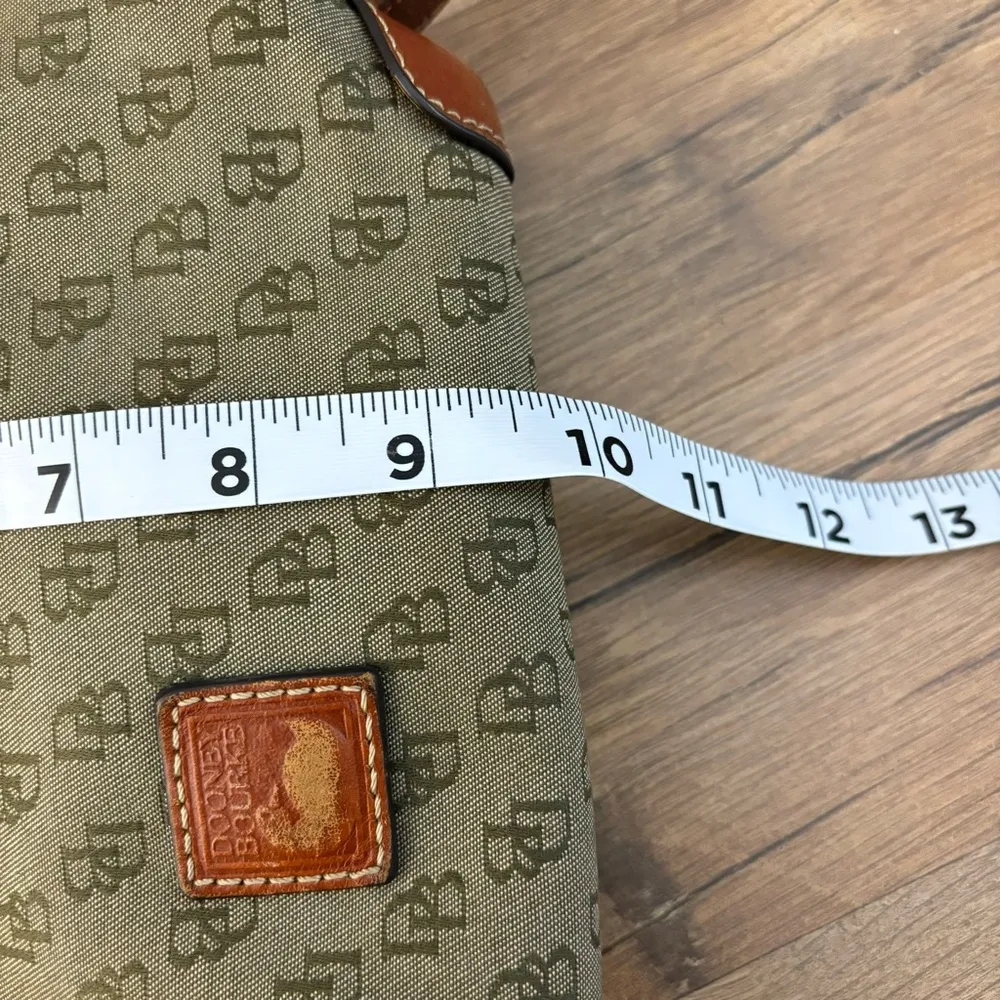 Dooney & Bourke Ivy Canvas Logo Classic Crossbody Bag Purse Vintage Women’s - Image 6