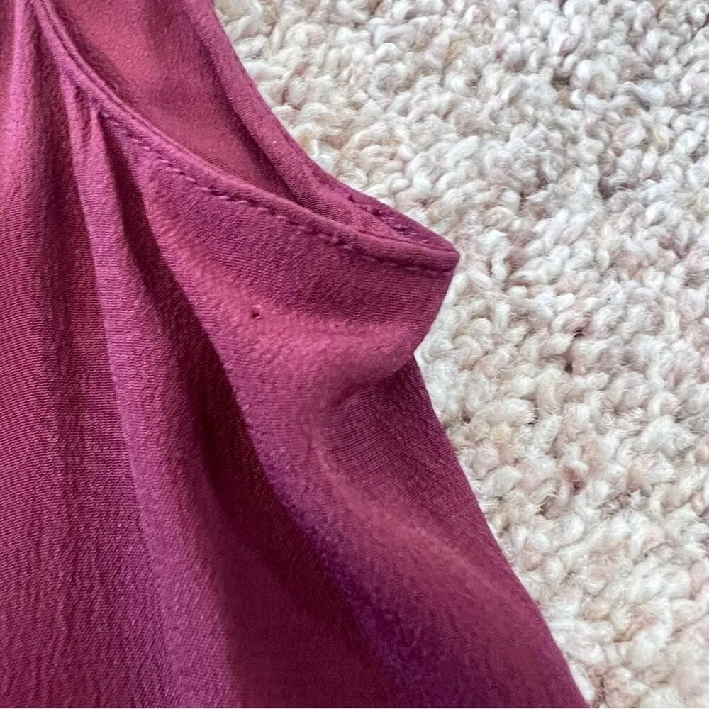 Marni Sleeveless Ruffle Front Blouse Red Size undefined - Image 9