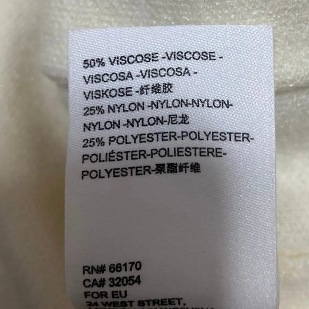 Anthropologie Cream Sleeveless Deep V Neck Pocket Knit Tank Blouse Top Size XS - Image 4