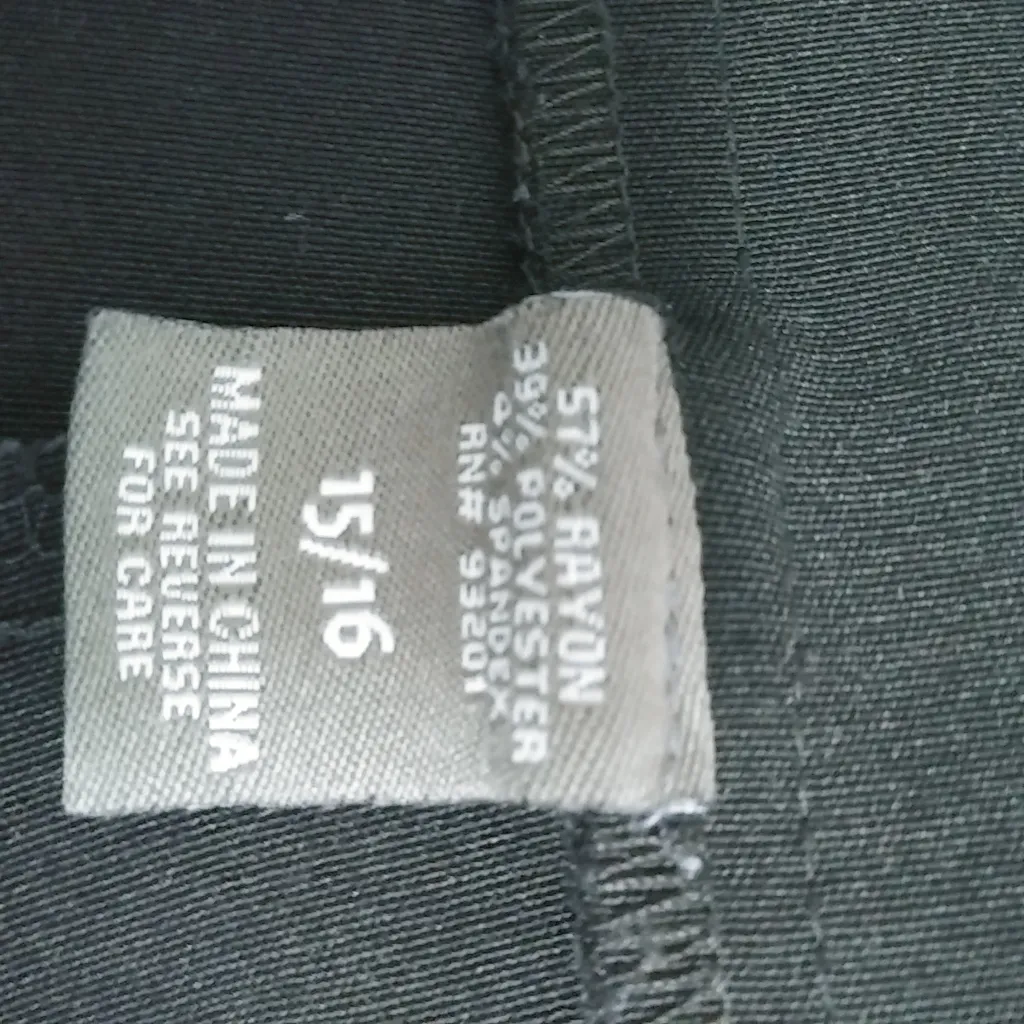 Dots 16 Cute Double Knit Ponte Black Workwear Pants Plus - Image 2