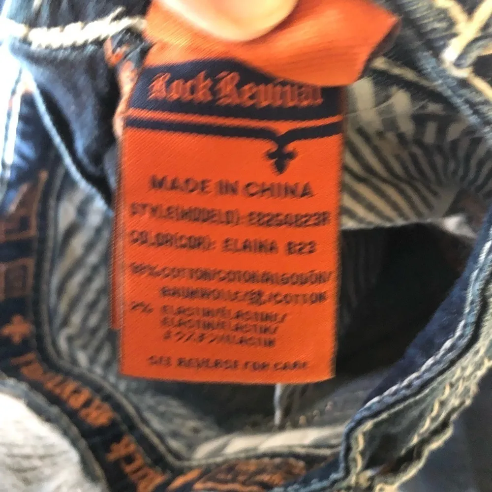 Rock Revival Elaina boot jeans size 25 dark bootcut jeans rock revival jeans​​​ - Image 13