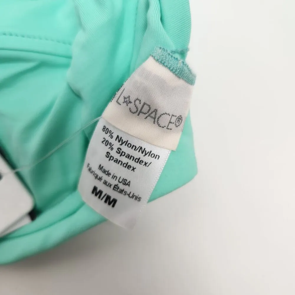 L*Space Camellia Bikini Top in Bright Teal Size Medium Underwire NWT - Image 5
