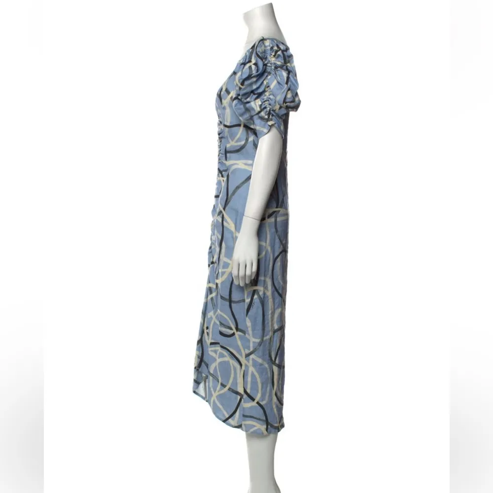 NWOT cult Gaia  Blue Patterned Dress - Image 5