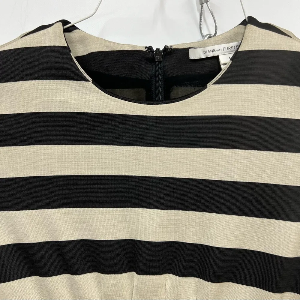 Authentic DVF Striped Dress size 4 Yazmine Jersey stripe - Image 13