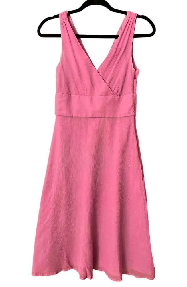 J Crew Sophia Lilac silk chiffon dress - Image 2