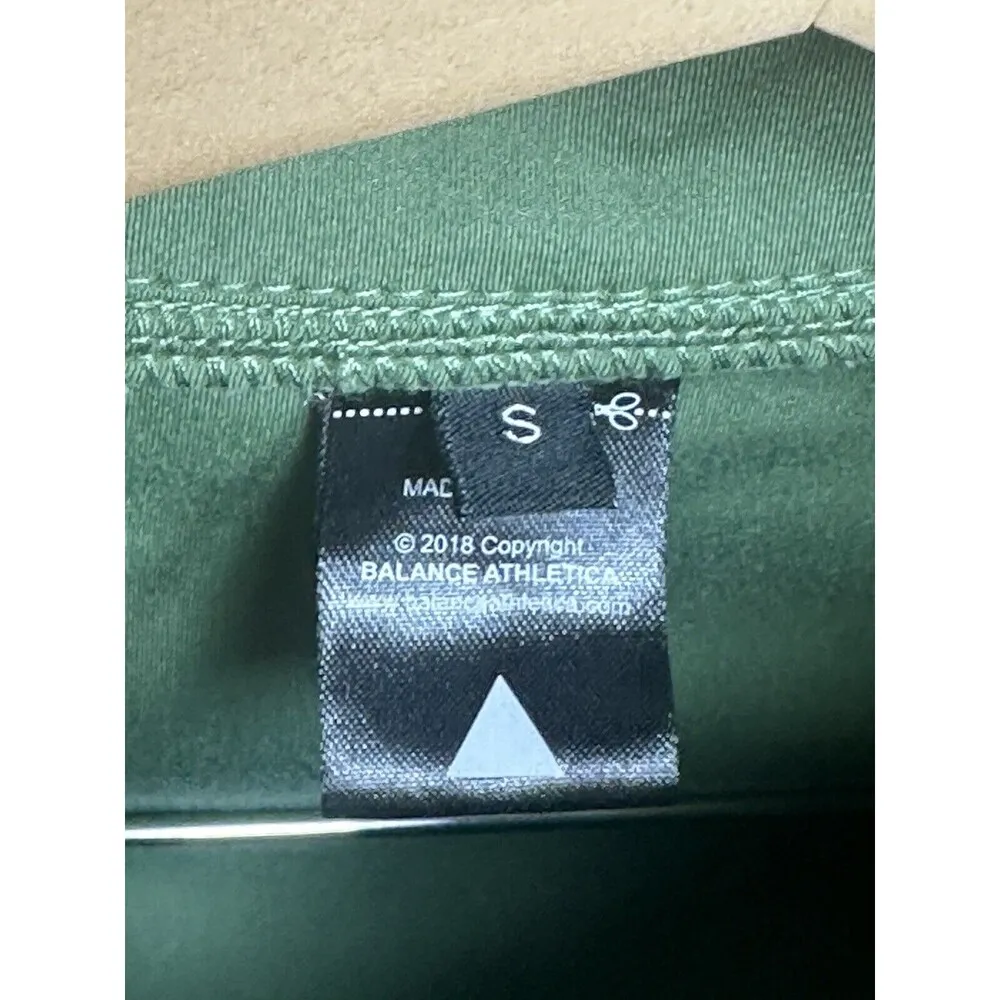 Balance Athletica Balance Athletics The Elevate Cropped Zip Top Green Size Small - Image 5